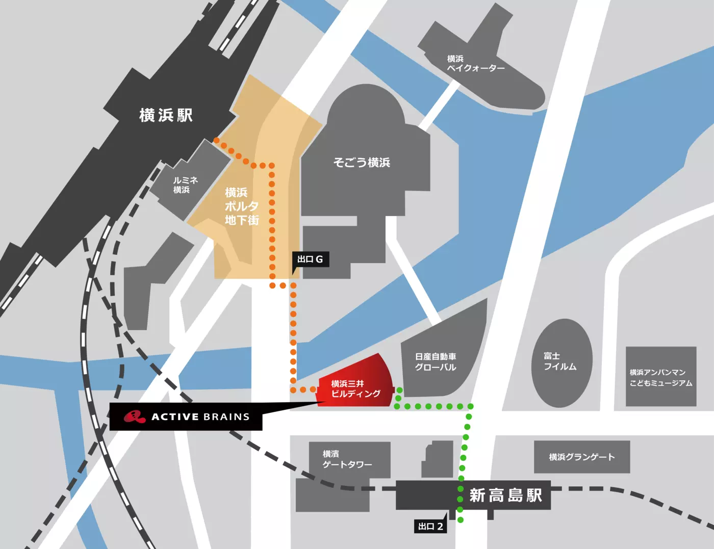 横浜本社 周辺地図